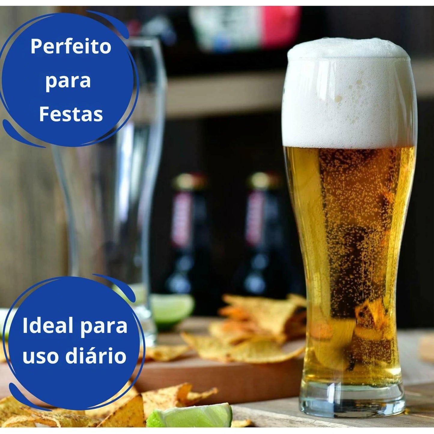 copos de cerveja copos de plástico duro reutilizáveis inquebráveis modernos | conjunto de 6 copos sem bpa 34cl | perfeito para festas