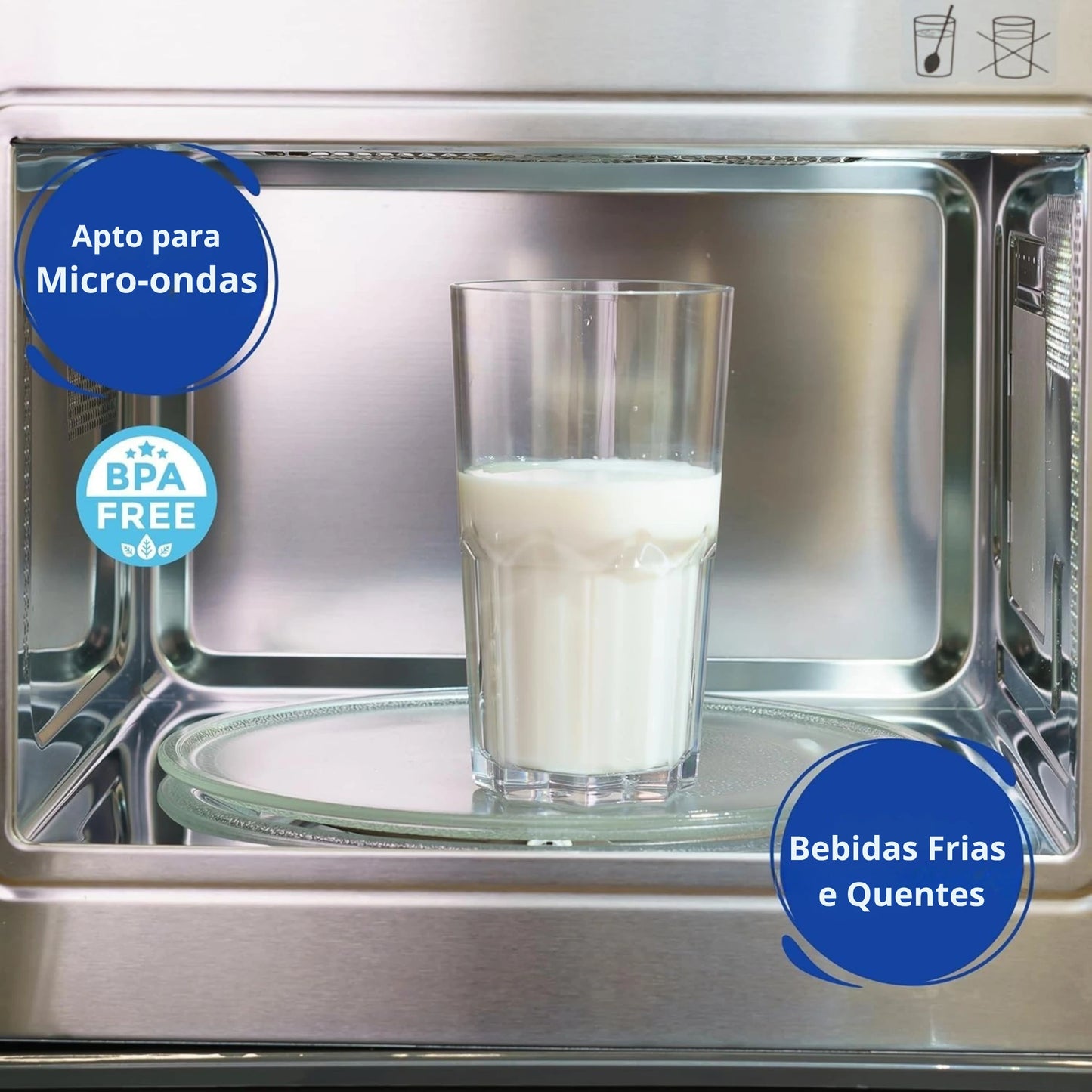 copos de plástico rígido reutilizável copos inquebráveis modernos água cocktail sem bpa | conjunto de 6 copos 0,57 l |feito na u.e. – apro para micro ondas