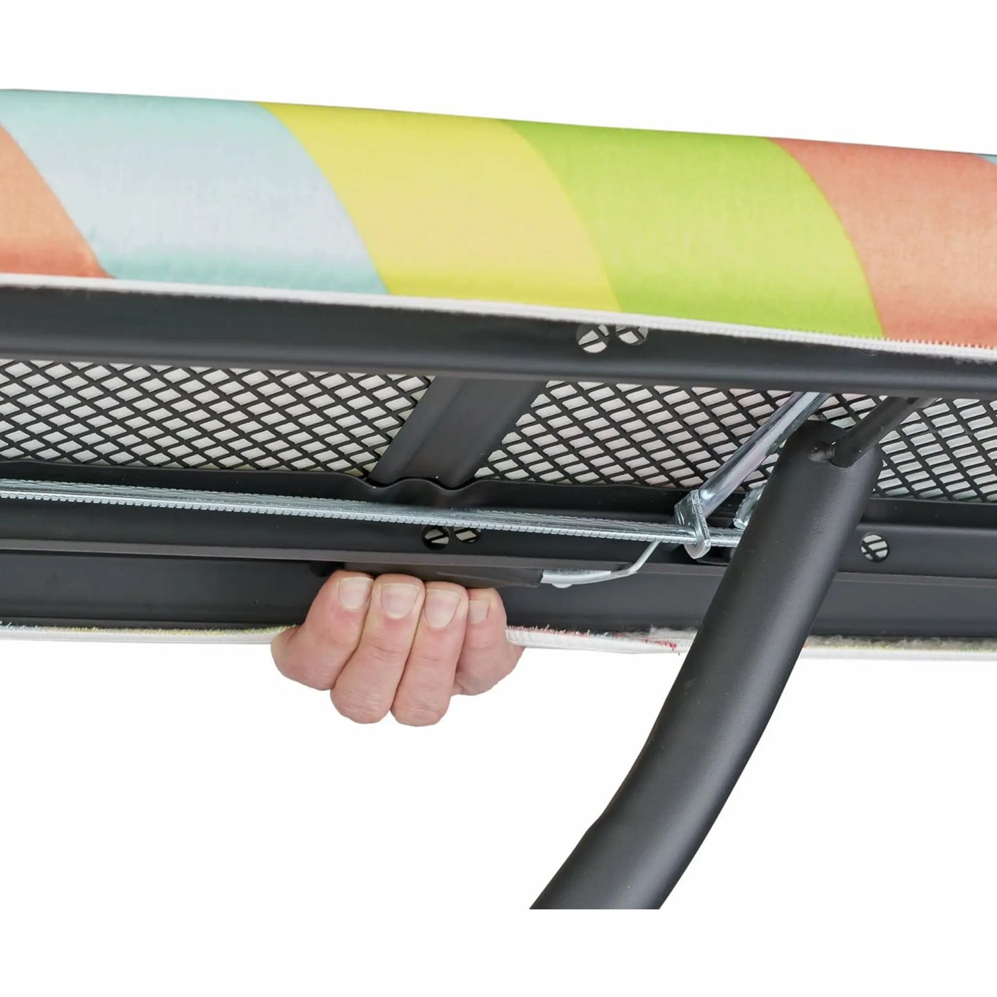 tábua de passar premium ferro roupa grande dobrável centro de engomar profissional - 130 x 47 cm – pormenor