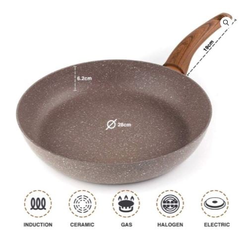 Frigideira Sertã com 28cm - Para Indução